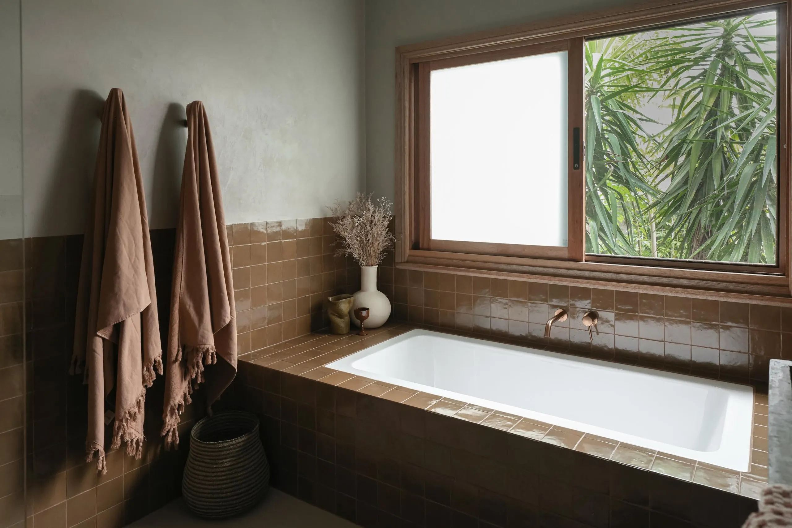 Bathroom in the Long Jetty project, Long Jetty, Central Coast, by Clove Interiors