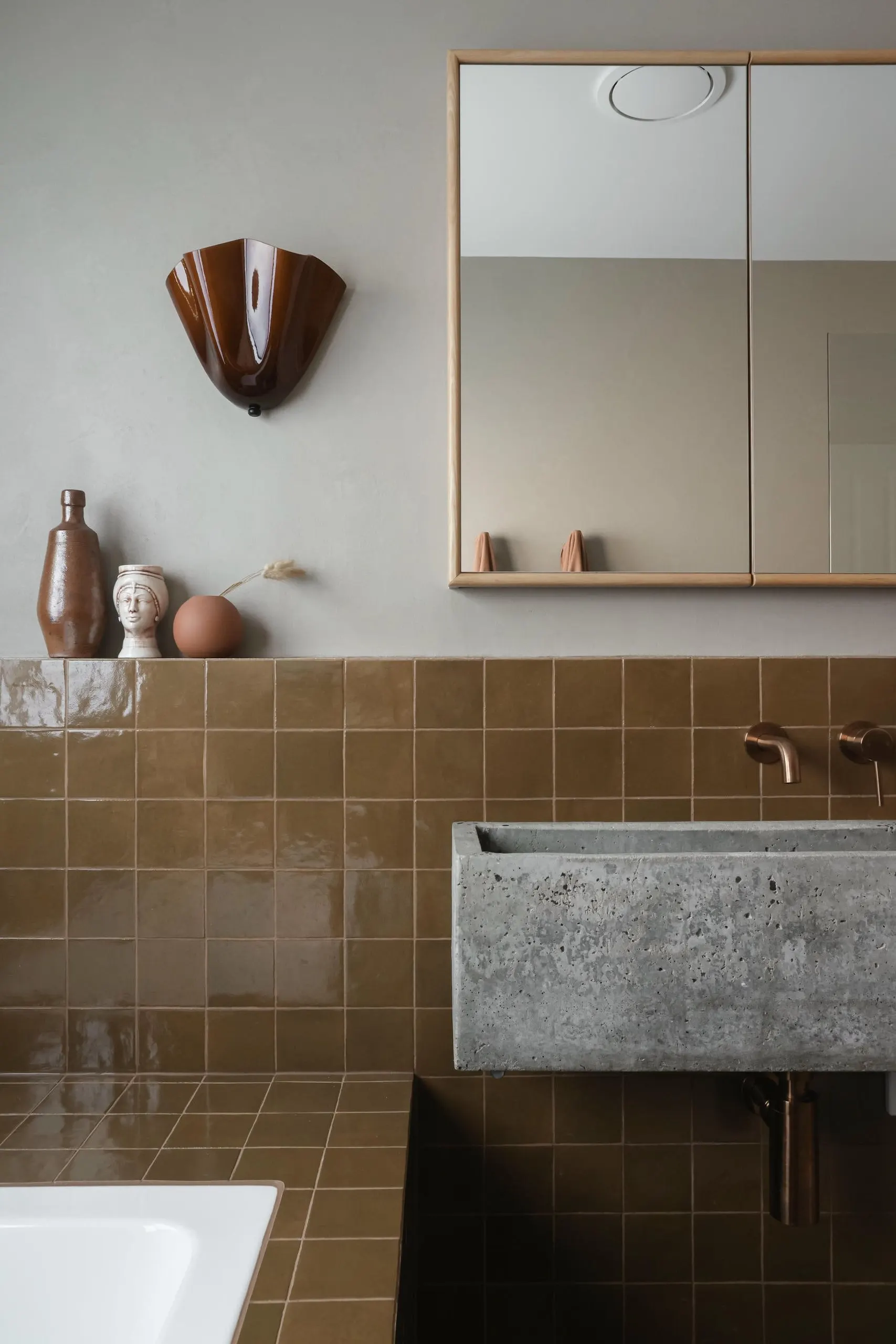 Bathroom vanity in the Long Jetty project, Long Jetty, Central Coast, by Clove Interiors