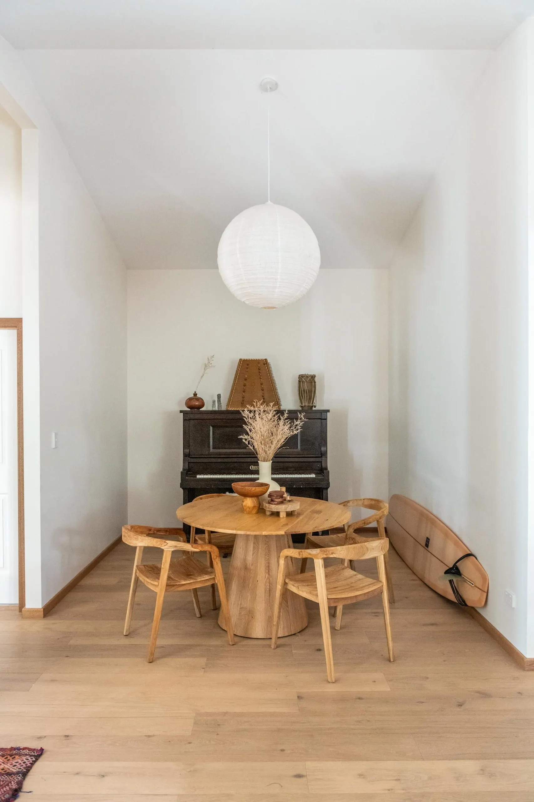 Dining room in the Nirvana project, Long Jetty, Central Coast, by Clove Interiors
