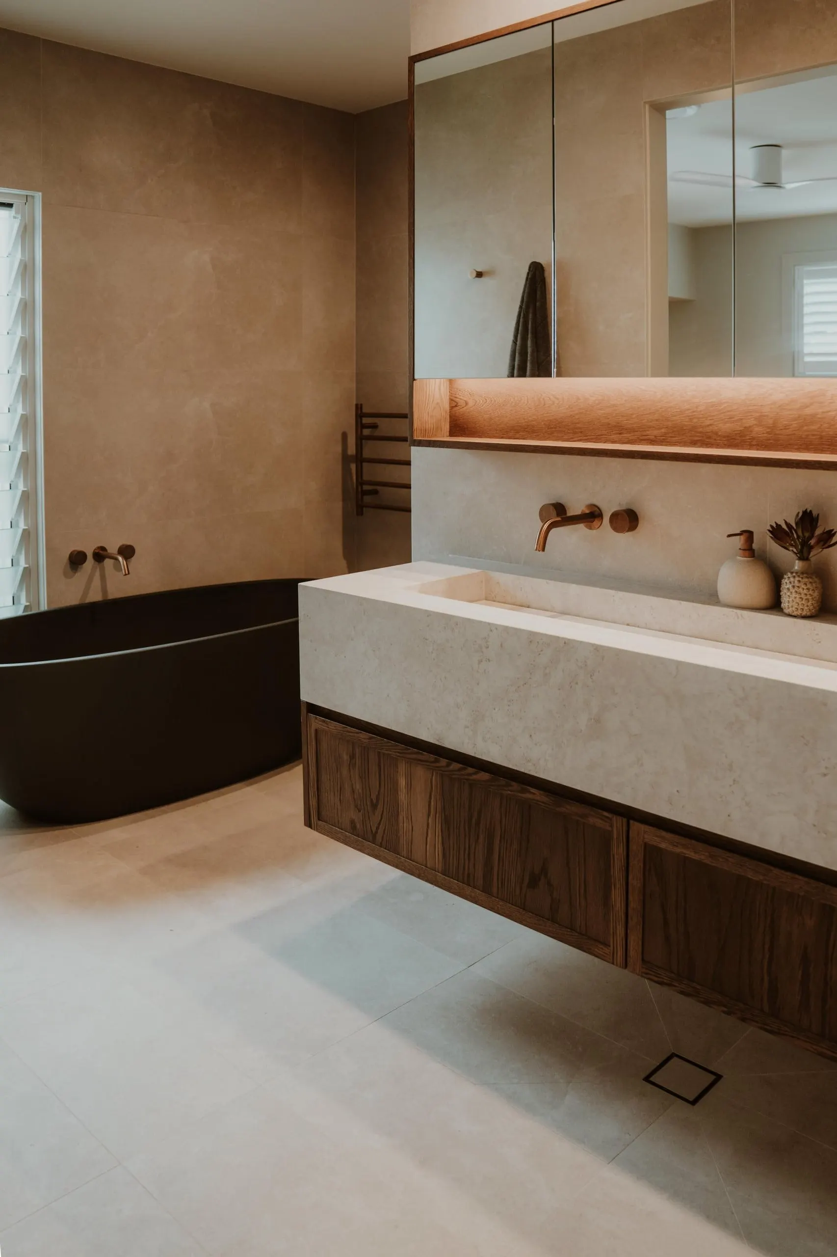 Ensuite in the Terrace View project, Terrigal, Central Coast, by Clove Interiors