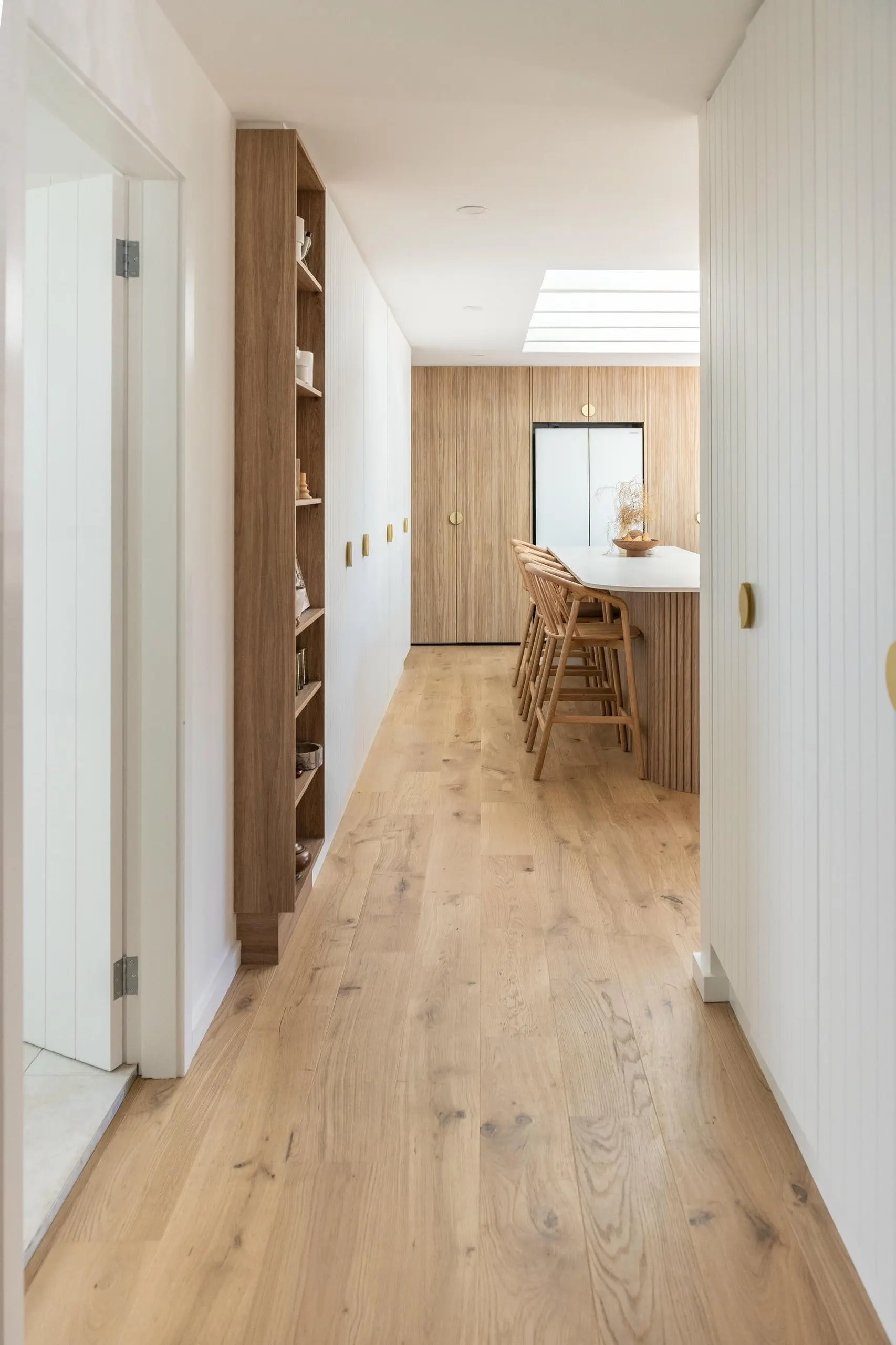 Hallway in the Barradise project, the Central Coast, by Clove Interiors