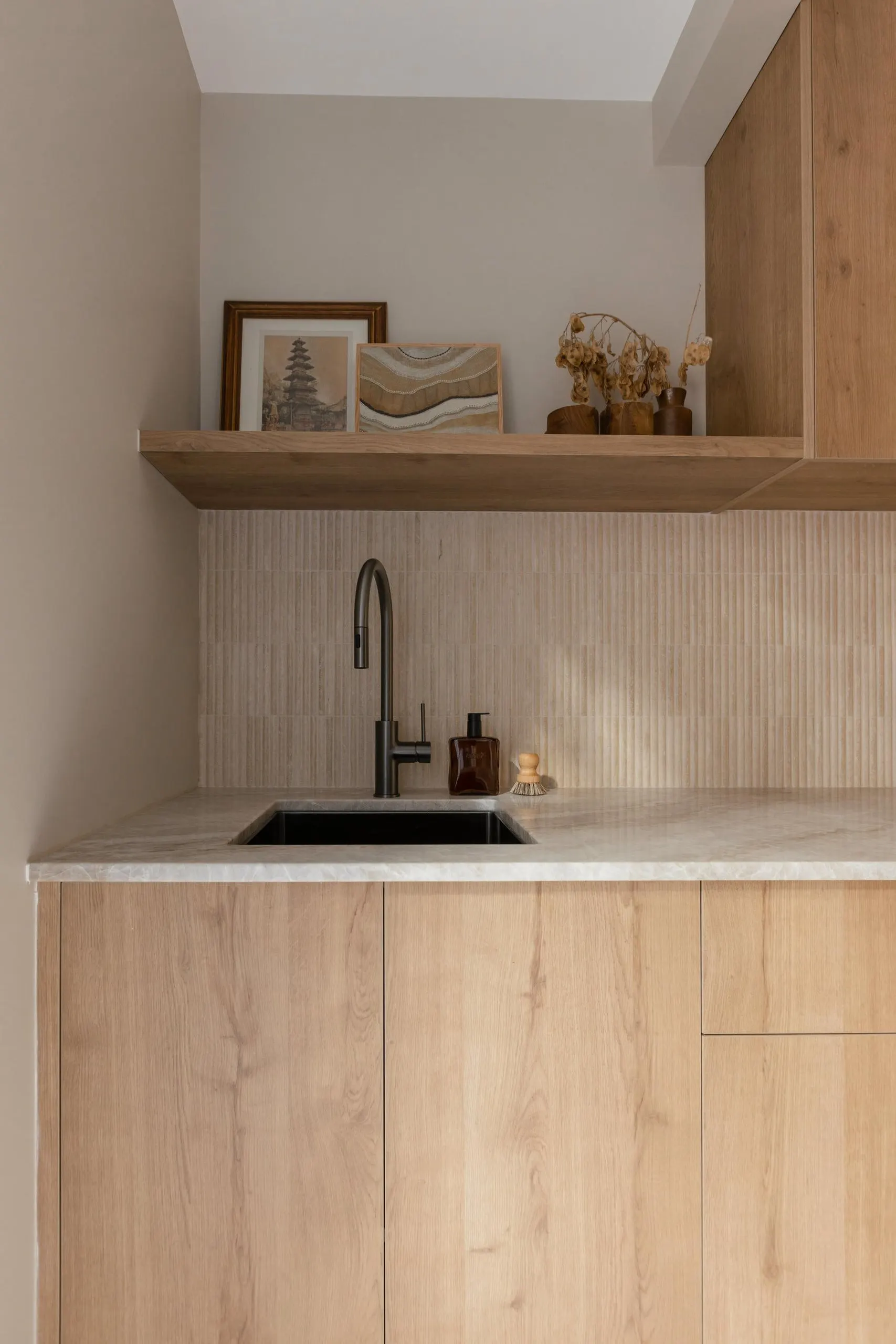 Laundry in the Driftmere project, the Central Coast, by Clove Interiors