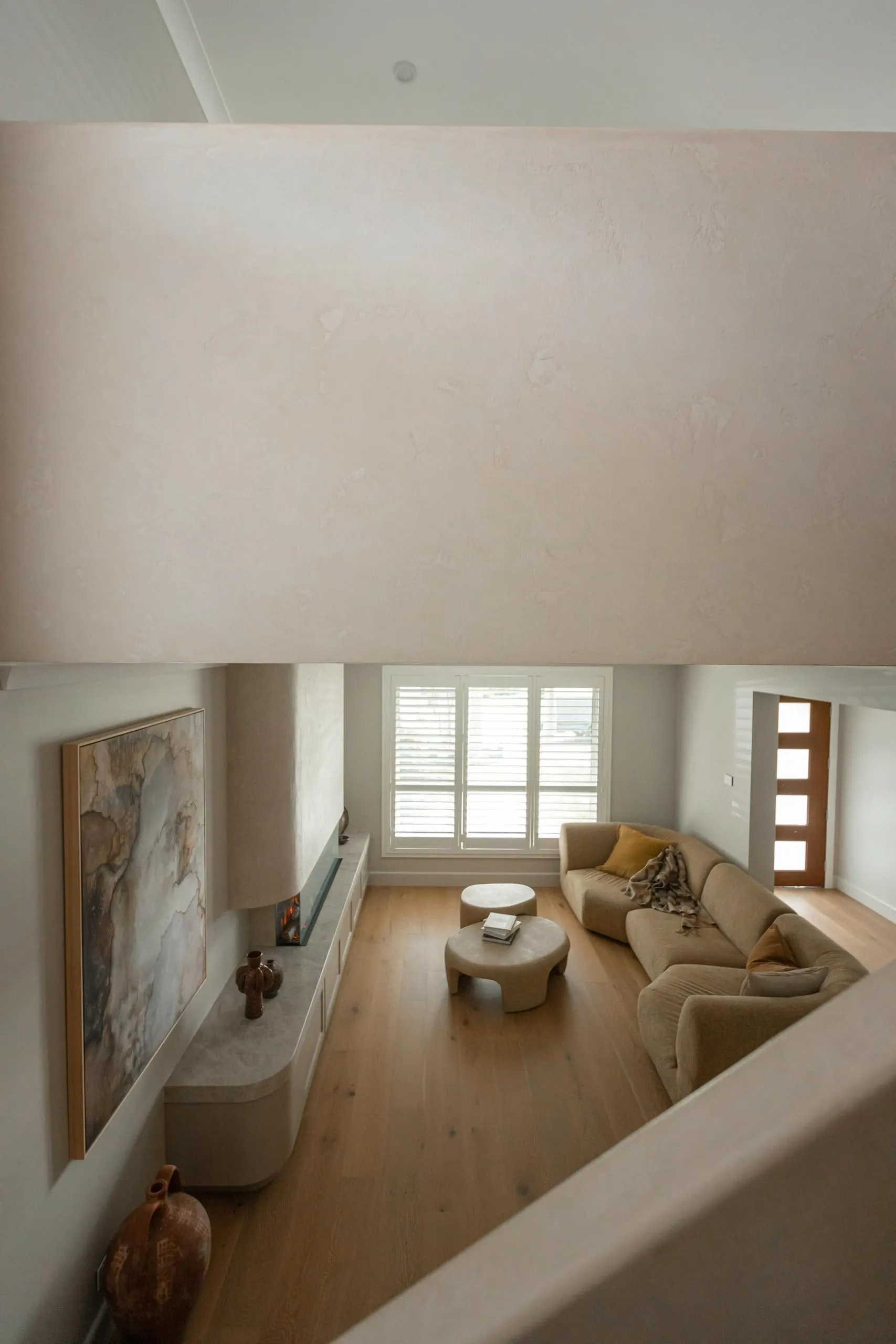 Living room in the Driftmere project, the Central Coast, by Clove Interiors