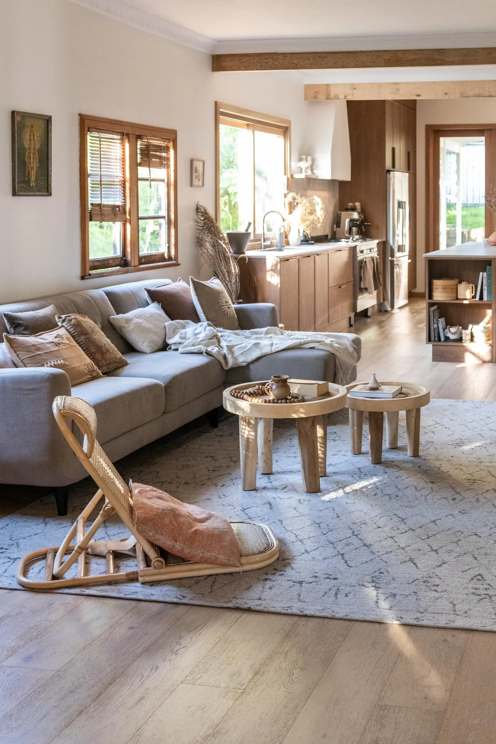 Living room in the Nirvana project, Long Jetty, Central Coast, by Clove Interiors