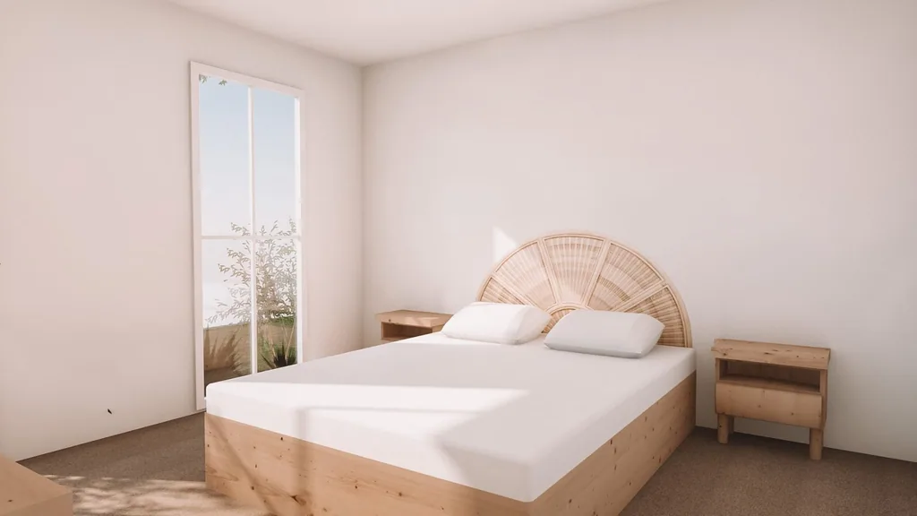 3D render of a Shelly Beach home interior